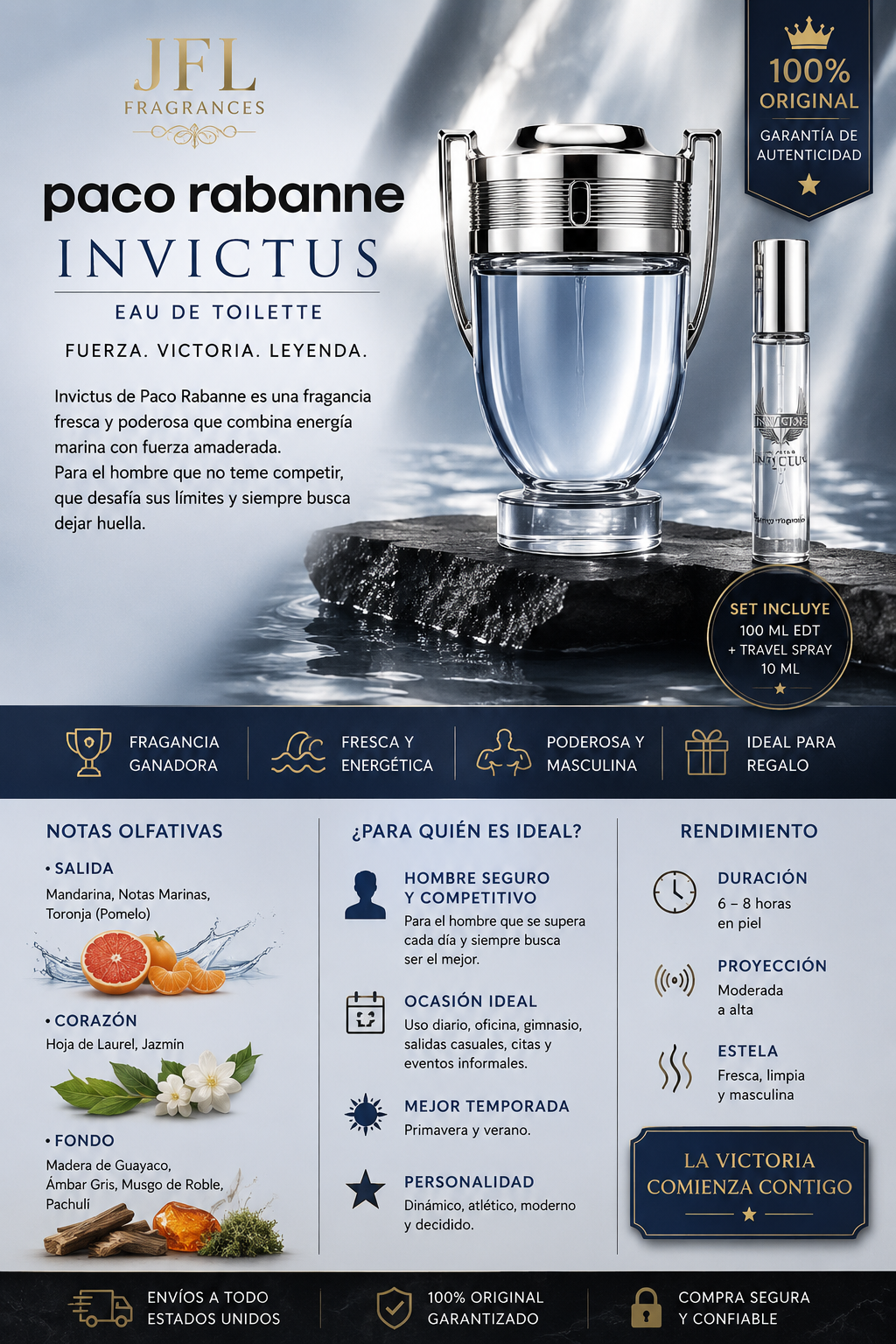 Paco Rabanne Invictus EDT