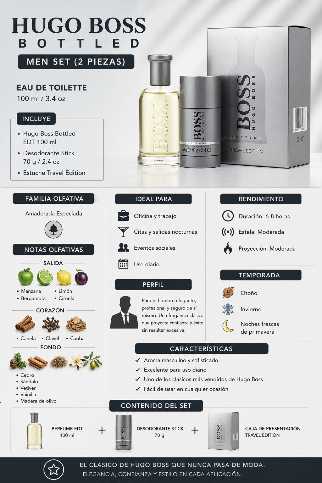 Hugo Boss #6 Bottled Travel Edition