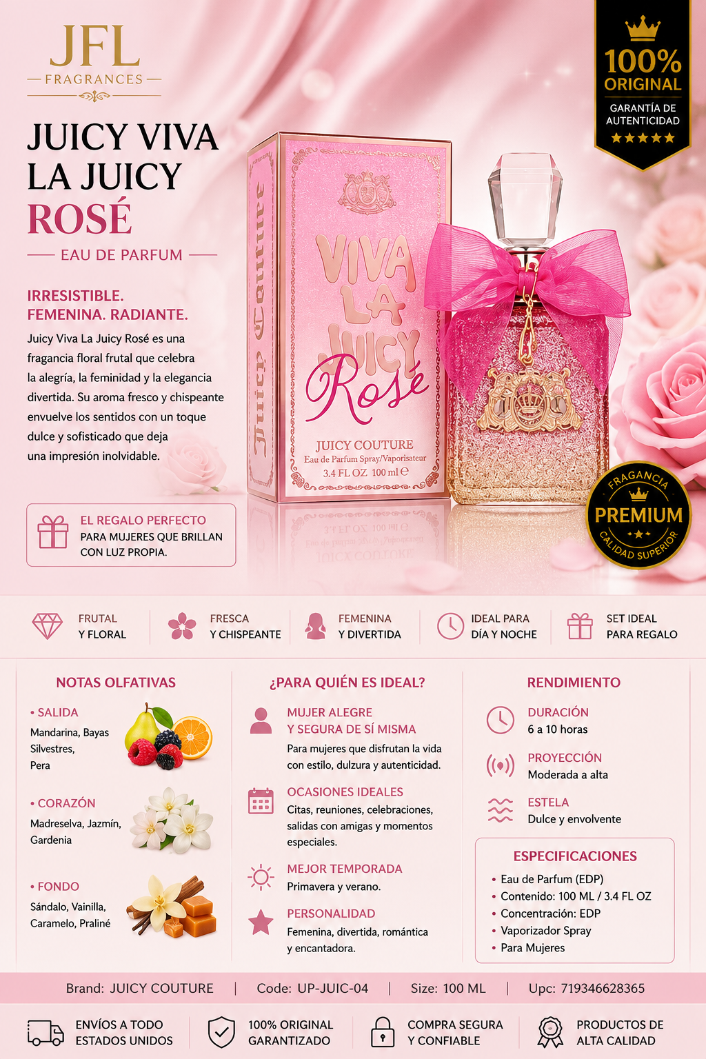 JUICY VIVA LA JUICY ROSE WOMEN EDP