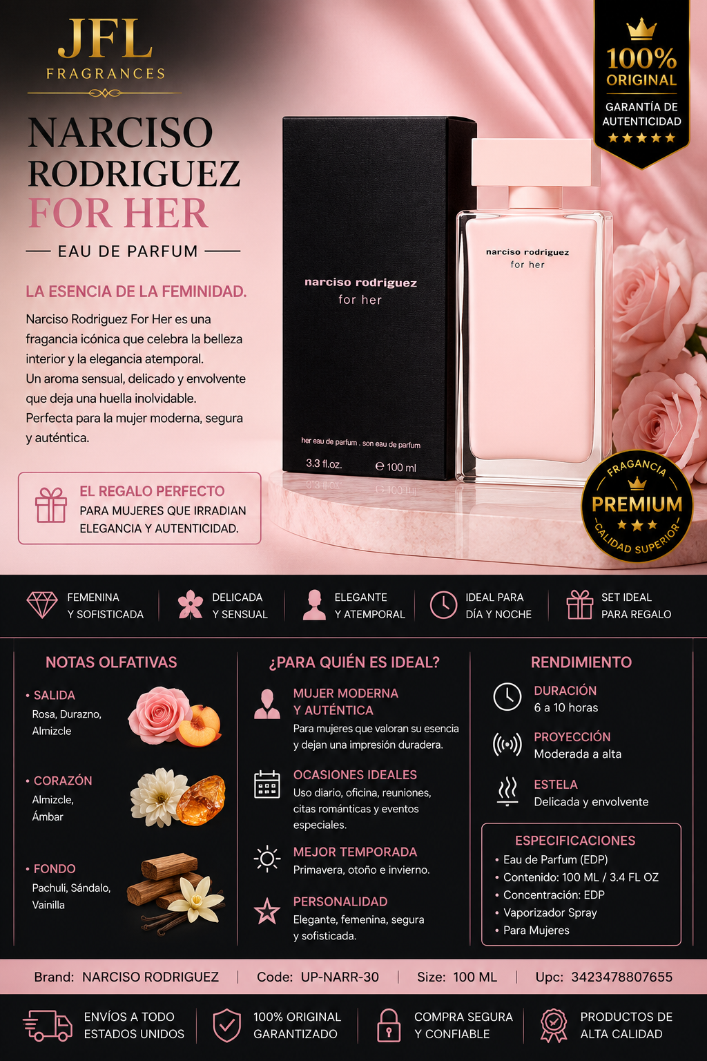 Narciso Rodriguez for Her EDP