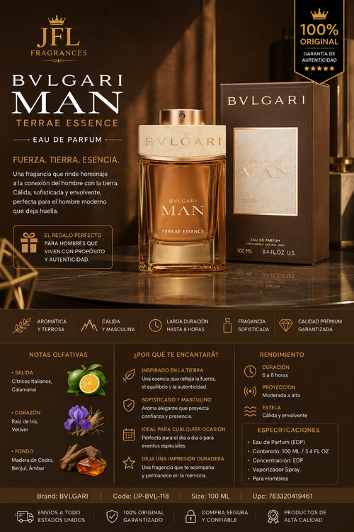 Bvlgari Man Terra Essence EDP