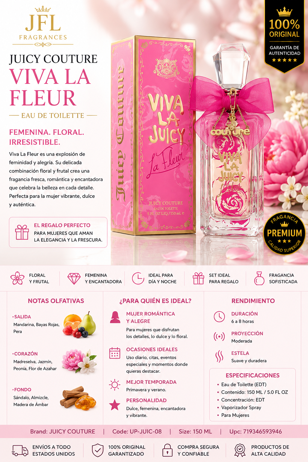 Juicy Couture Viva La Fleur Woman EDT