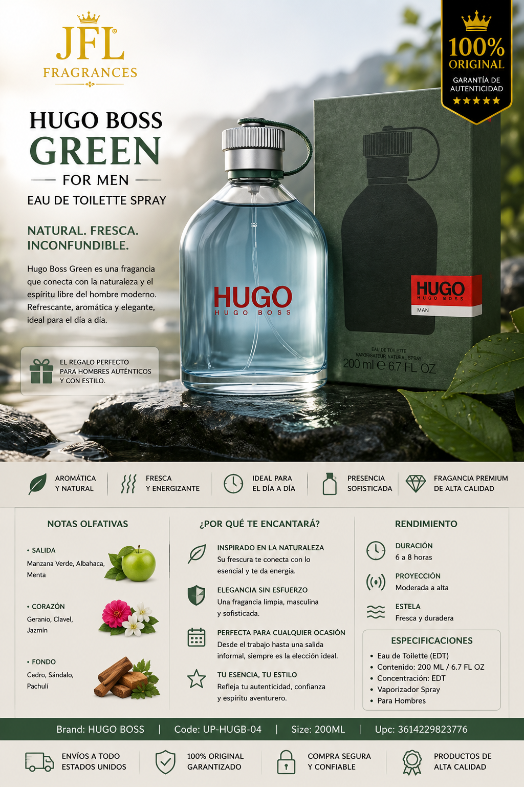 Hugo Boss Green Man